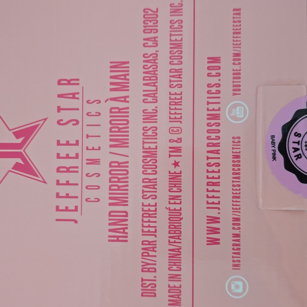 Jeffree Star Pink Approved Hand Mirror - Picture 2 of 2